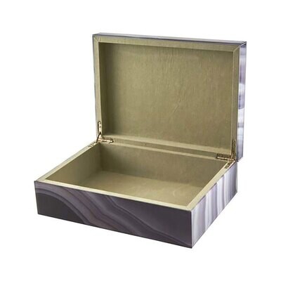 Tizo Large Shiny Marble Box Gray JW602MGLG, MPN: JW602MGLG,