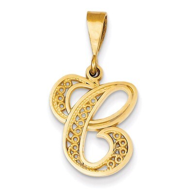 Initial C Charm 14k Gold C569C, MPN: C569C, 883957861050