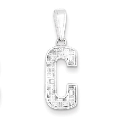 Initial C Charm Sterling Silver QC2762C, MPN: QC2762C, 883957906522