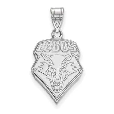 University of New Mexico Large Pendant 14k White Gold 4W002UNM, MPN: 4W002UNM, 886774827940