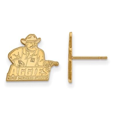 New Mexico State University Small Post Earring 10k Yellow Gold 1Y004NMS, MPN: 1Y004NMS, 886774801261