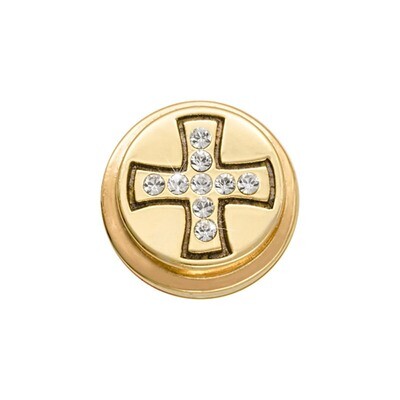 Nikki Lissoni Gold-Plated Celtic Cross Coin That Fits S Rings RC2010G, MPN: RC2010G, 8718819234135