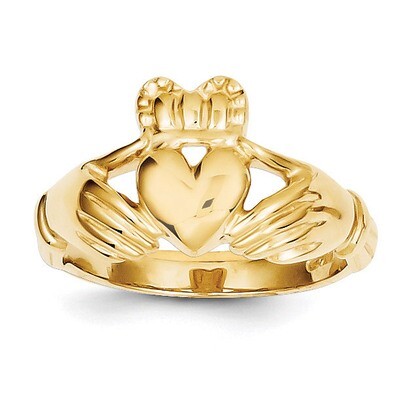 Men&#39;s Claddaugh Ring 14k Gold K4776, MPN: K4776, 637218163328