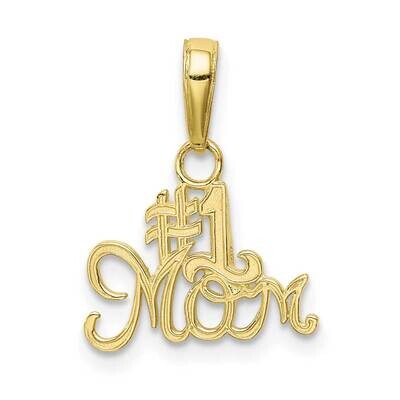 #1 Mom Charm 10k Gold 10K4719, MPN: 10K4719,