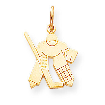 HOCKEY CHARM 10k Gold 10C183, MPN: 10C183, 883957392387
