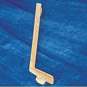 Dazzlers Jewelry Hockey Pendant Necklace Charm Bracelet in Yellow, White or Rose Gold 3587, MPN: DZ…