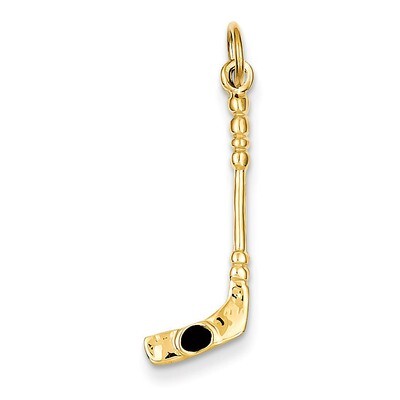 Hockey Stick with Enamel Charm 14k Gold A7614, MPN: A7614, 883957854014