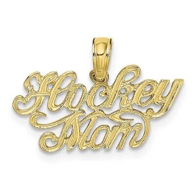 Hockey Mom Charm 10k Gold 10D4278, MPN: 10D4278, 63721818798