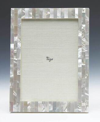 Tizo 5 x 5 Inch Super Pearl White Picture Frame MP60PWH-55, MPN: MP60PWH-55,