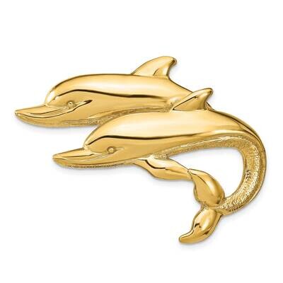 Double Dolphins Slide 14k Gold D2844, MPN: D2844, 637218060573