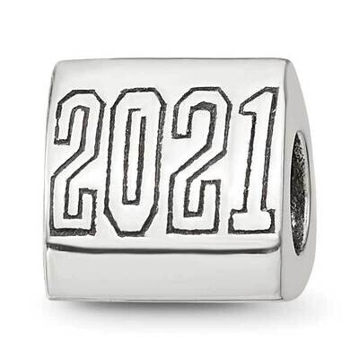 Graduation 2021 Trilogy Bead Sterling Silver QRS4274, MPN: QRS4274,