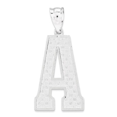 Initial A Charm Sterling Silver QC2766A, MPN: QC2766A, 883957906713