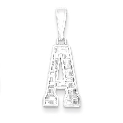 Initial A Charm Sterling Silver QC2762A, MPN: QC2762A, 883957906508