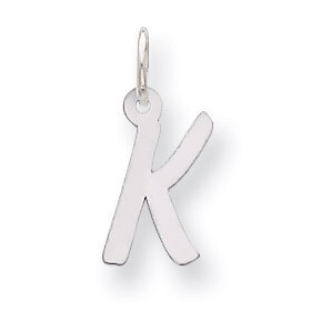 Initial K Charm Sterling Silver QC5092K, MPN: QC5092K, 883957501116