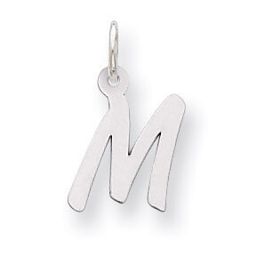 Initial M Charm Sterling Silver QC5092M, MPN: QC5092M, 883957556925