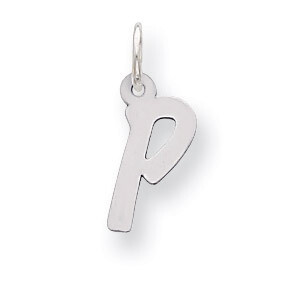 Initial P Charm Sterling Silver QC5092P, MPN: QC5092P, 883957397764