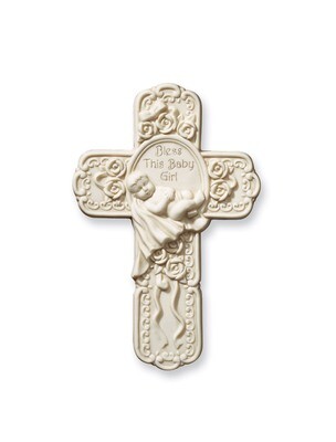 Baby Girl Wall Cross GM1097, MPN: GM1097, 780090647032