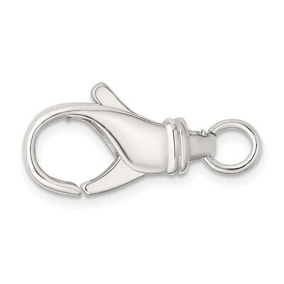 Med Lobster with Ring Clasp Sterling Silver Polished SS4980, MPN: SS4980,