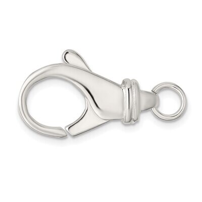 Lrg Lobster with Ring Clasp Sterling Silver Polished SS4981, MPN: SS4981,