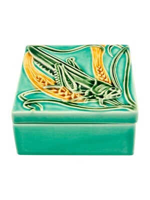 Bordallo Pinheiro Pinheiro Arte Bordallo Pinheiro Box Grasshopper Decorated 65014032, MPN: 65014032…