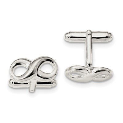 Infinity Cufflinks Sterling Silver QQ601, MPN: QQ601, 886774083001