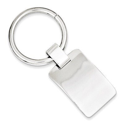 Key Chain Sterling Silver Rhodium-plated QQ533, MPN: QQ533, 191101192449