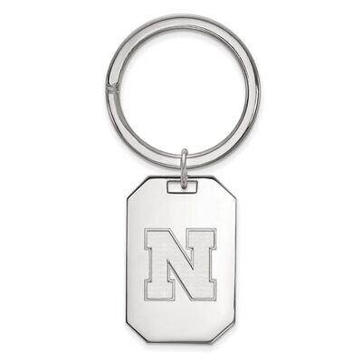 Univeristy of Nebraska Key Chain Sterling Silver SS053UNE, MPN: SS053UNE, 886774713649