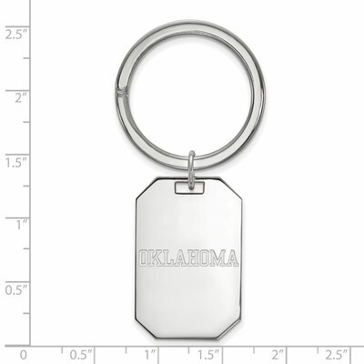 University of Oklahoma Key Chain - Sterling Silver SS047UOK, MPN: SS047UOK, 886774959894