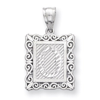 Initial O Charm Sterling Silver QC2770O, MPN: QC2770O, 883957907062