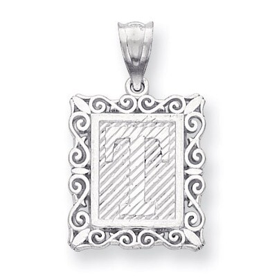Initial T Charm Sterling Silver QC2770T, MPN: QC2770T, 883957907109