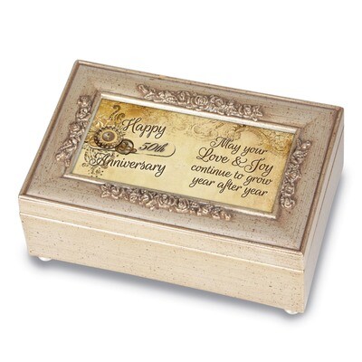 Happy 50th Anniversary Ivory Music Box GM14513, MPN: GM14513, 633303301774