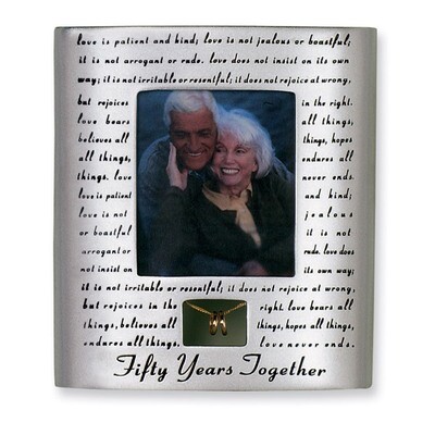 50th Anniversary 3 x 3.5 Inch Picture Frame GP7416, MPN: GP7416, 89945246322
