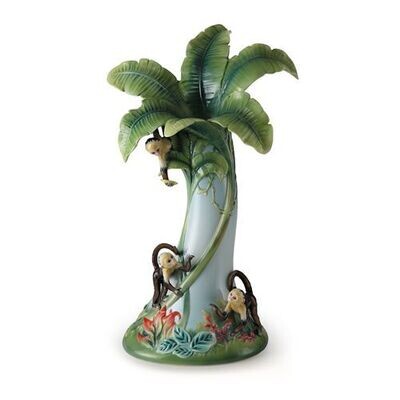Franz Porcelain Jungle Fun Monkey Tree Vase FZ02008, MPN: FZ02008, 810524011310