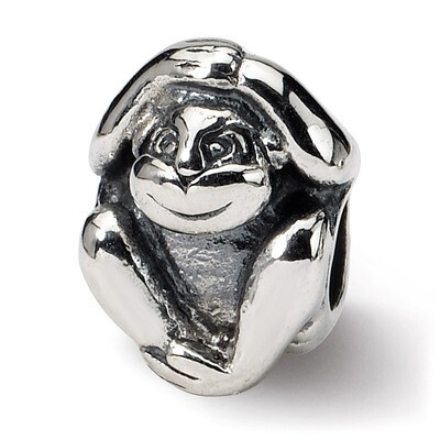 Monkey Bead - Sterling Silver QRS277, MPN: QRS277, 883957721750
