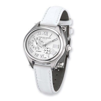 Charles Hubert Stainless Steel White Strap Automatic Watch XWA4213, MPN: XWA4213, 489703241284