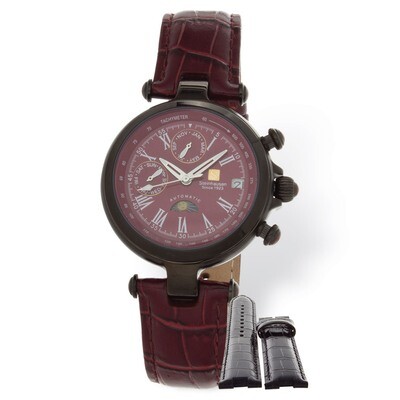 Steinhausen Ladies Marquise Automatic Black Red Watch Set XWA5017, MPN: XWA5017, 849689009344