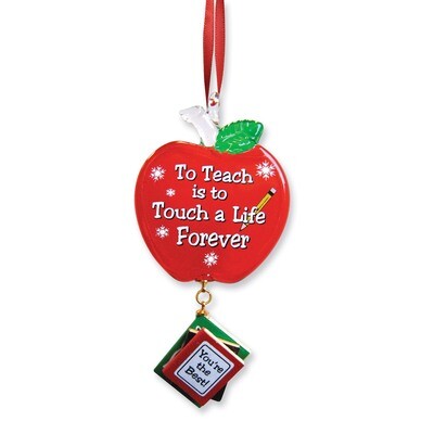 Teacher Glass Ornament GM6747, MPN: GM6747, 708873023644