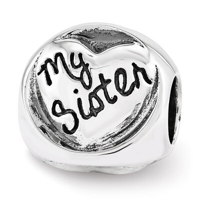 My Sister My Friend Trilogy Bead - Sterling Silver QRS3379, MPN: QRS3379, 886774964812