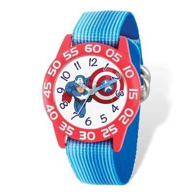 Marvel Captain America Time Teacher Watch Kids XWA5448, MPN: XWA5448, 843231097964
