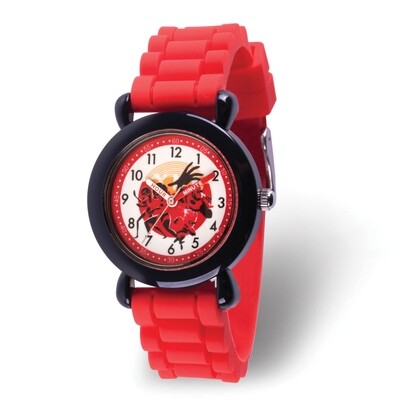 Disney Kids Incredibles 2 Red Band Time Teacher Watch  XWA5831, MPN: XWA5831, 842885105803