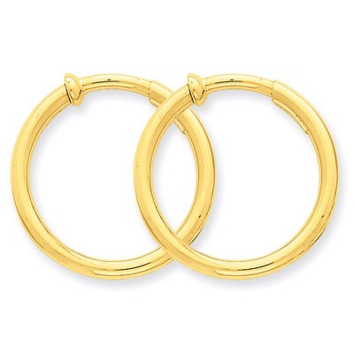 Non-Pierced Hoops Earrings 14k Gold XY417, MPN: XY417, 886774370903