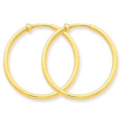 Non-Pierced Hoop Earrings 14k Gold X95, MPN: X95, 886774370774