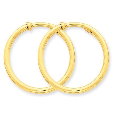 Non-Pierced Hoops Earrings 14k Gold XY418, MPN: XY418, 886774370910