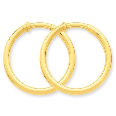 Non-Pierced Hoop Earrings 14k Gold X98, MPN: X98, 886774370798