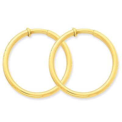 Non-Pierced Hoop Earrings 14k Gold X99, MPN: X99, 886774370804