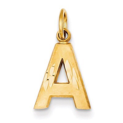 Initial A Charm 14k Gold C566A, MPN: C566A, 883957860824