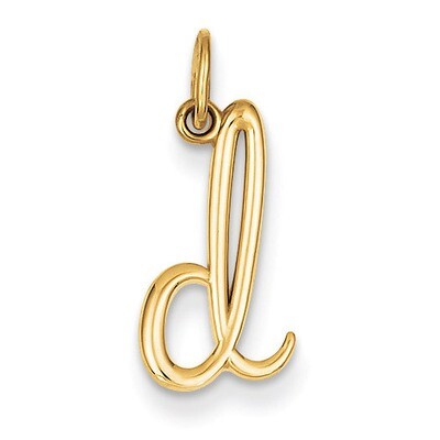 Initial Charm 14k Gold YC1060D, MPN: YC1060D, 883957128726