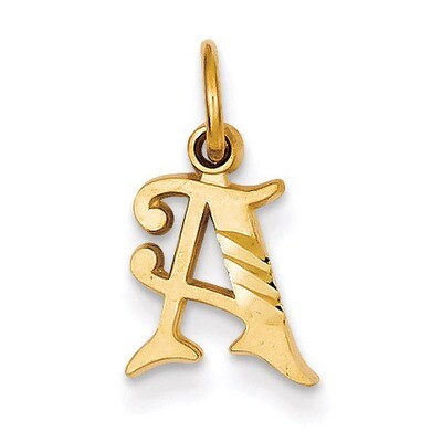 Initial A Charm 14k Gold C565A, MPN: C565A, 886774090771