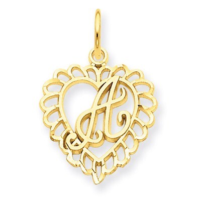 Initial A Charm 14k Gold C568A, MPN: C568A, 886774090979