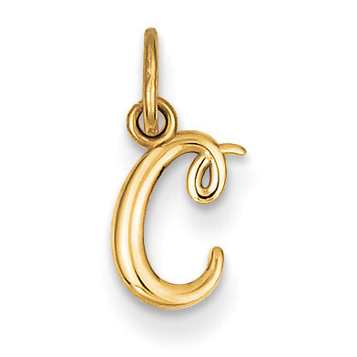 Initial Charm 14k Gold YC1060C, MPN: YC1060C, 883957128719